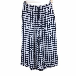 Disney divided wide leg pants culottes pockets M